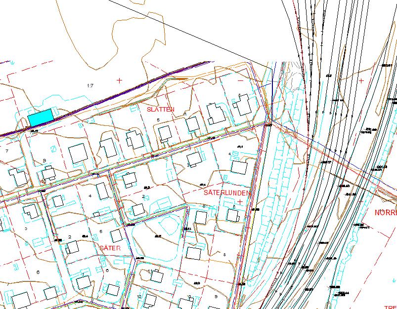 RAPPORT 569815 A 19 (19) Rösavi 125 Fig. 9.3. Fastigheten på Rösavi 125 norr om depåområdet markerat i röd cirkel.