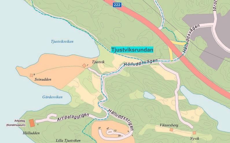 växters spridning i landskapet. Fotgängare och cyklister kan passera vägen via vägport vid trafikplats Hålludden.