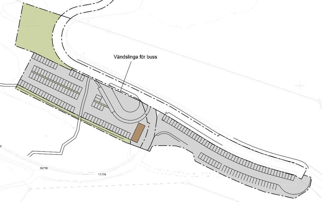 Sida 24 (36) Kollektivtrafik Idag är två busshållplatser belägna vid på- respektive avfartsramperna vid trafikplats Hålludden med cirka 2 kilometers avstånd från konsthall Artipelag och 1,5 kilometer