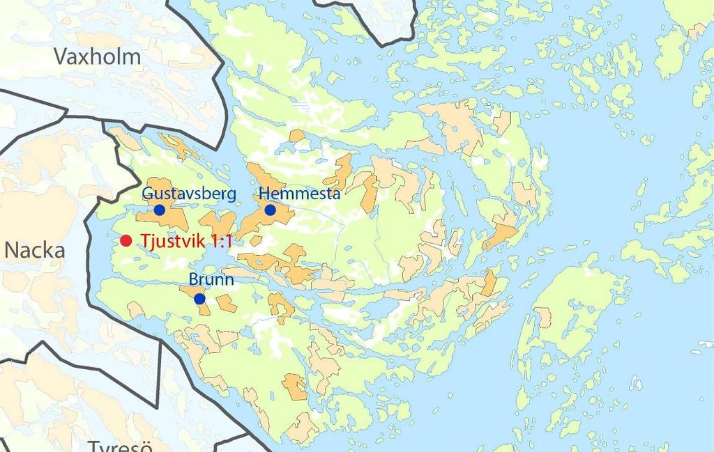 Sida 3 (36) Figur 1: Redovisar planområdets läge i kommunen.
