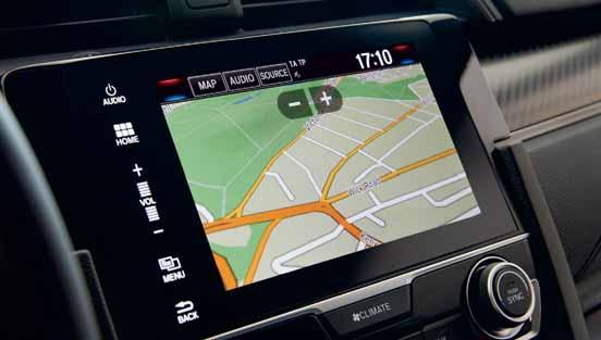 Honda CONNECT låter dig hålla kontakt med alla de saker som du tycker om i livet, som musik och vänner allt tillgängligt via en central pekskärm.