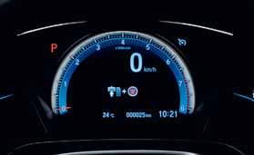 S 1.0 VTEC TURBO 6-växlad manuell växellåda 7-växlad automatlåda (CVT) 16-tums stålfälgar Adaptiv farthållare vid låg hastighet (LSF) (endast CVT) Centrallåsning med fjärrkontroll och två hopfällbara