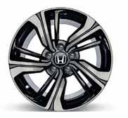 glänsande Honda-emblem i krom.