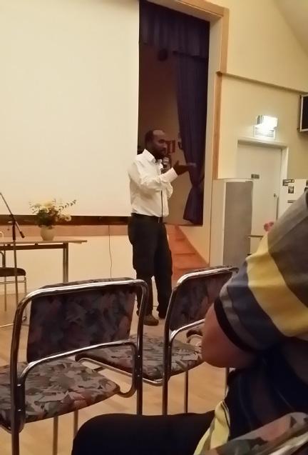 Måndag 14 september Christer Yrjas stod för nästa punkt på programmet: Grön Arena-gårdar på landsbygden som sociala entreprenörer.