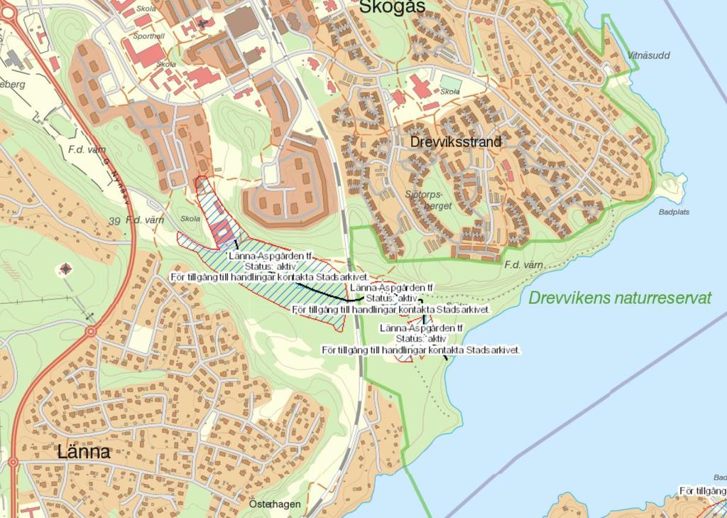 13 (33) 5.6 Markavvattningsföretag Det finns ett markavvattningsföretag inom planområdet, vilket är aktivt och omfattas av ett dike, se Figur 5.