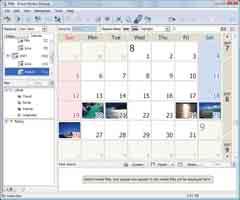 (Visningsmapp). Organisera bilderna på en kalender på datorn efter tagningsdatumet. Se PMB-guiden för närmare detaljer.