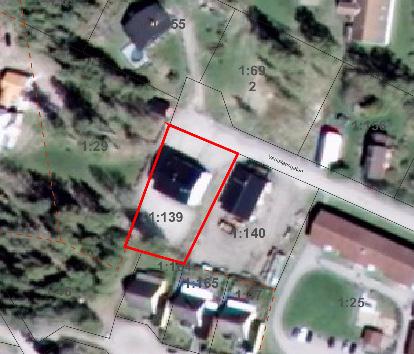 Ovan t v: Gällande detaljplan för det aktuella området (markerat med rött).