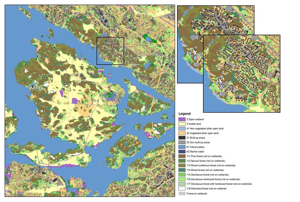 GIS-baserad analysmetod för ekologiska kantzoner vid sjöar och vattendrag Bygger på Cadaster env.