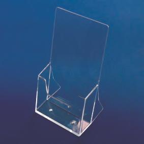 Broschyrställ Brochure holders RO136 Vikbar broschyrhållare CL230 A65 Liggande broschyrhållare BROCHURE HOLDER PIEGO - FOLDABLE BROCHURE HOLDER - FREESTANDING levereras platt / supplied flat