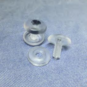VIKING SCREWS THUMB SNAPS transparent, vit eller svart plast / transparent, white or black plastic