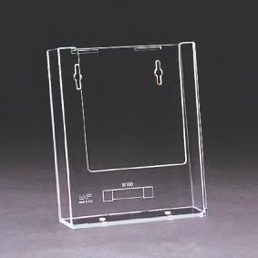 DISPENSER passar till följande broschyrhållare: / fits the following brochure holders: W110 W160 W230 4W104 genomskinlig PCV 0,5 / clear PVC 0,5