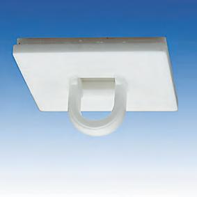 förpackning / packed 100 3131 Takmagnet vit plast / white plastic plattans