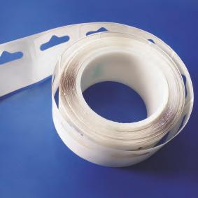 VELCRO TAPE självhäftande transparent dubbelsidig / transparent double sided self adhesive