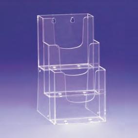 upphängning / with holes for hanging genomskinlig plast / clear plastic storlekar /