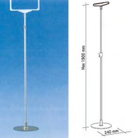 Plastramar med tillbehör Plastic frames & accessories 2293 Bottenplatta - magnet 2298 Gripkläa MAGNETIC BASE - TELESCOPIC CLAMP GRIP passar: / fits: 2263 A6, A5 & A4 diameter: 35 höjd: / height: