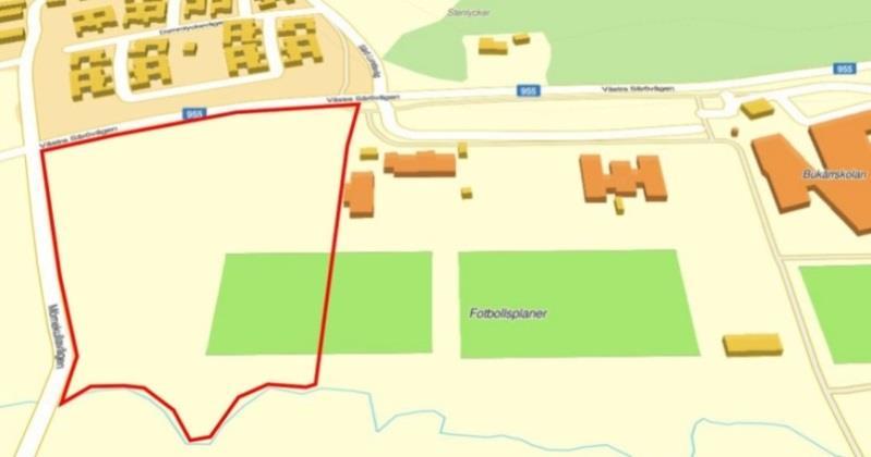 Den ungefärliga utbredningen av undersökningsmrådet, ch dess översikt över fastighetens läge, är utmarkerat i rött i Figur 1 ch i Figur 2.