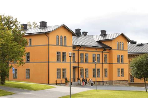 färdigställd Fasad mot