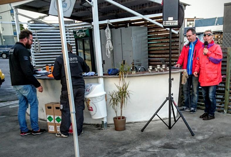 Prisutdelning Västervik Externa seglingar, några WSS: are har dessutom varit utanför