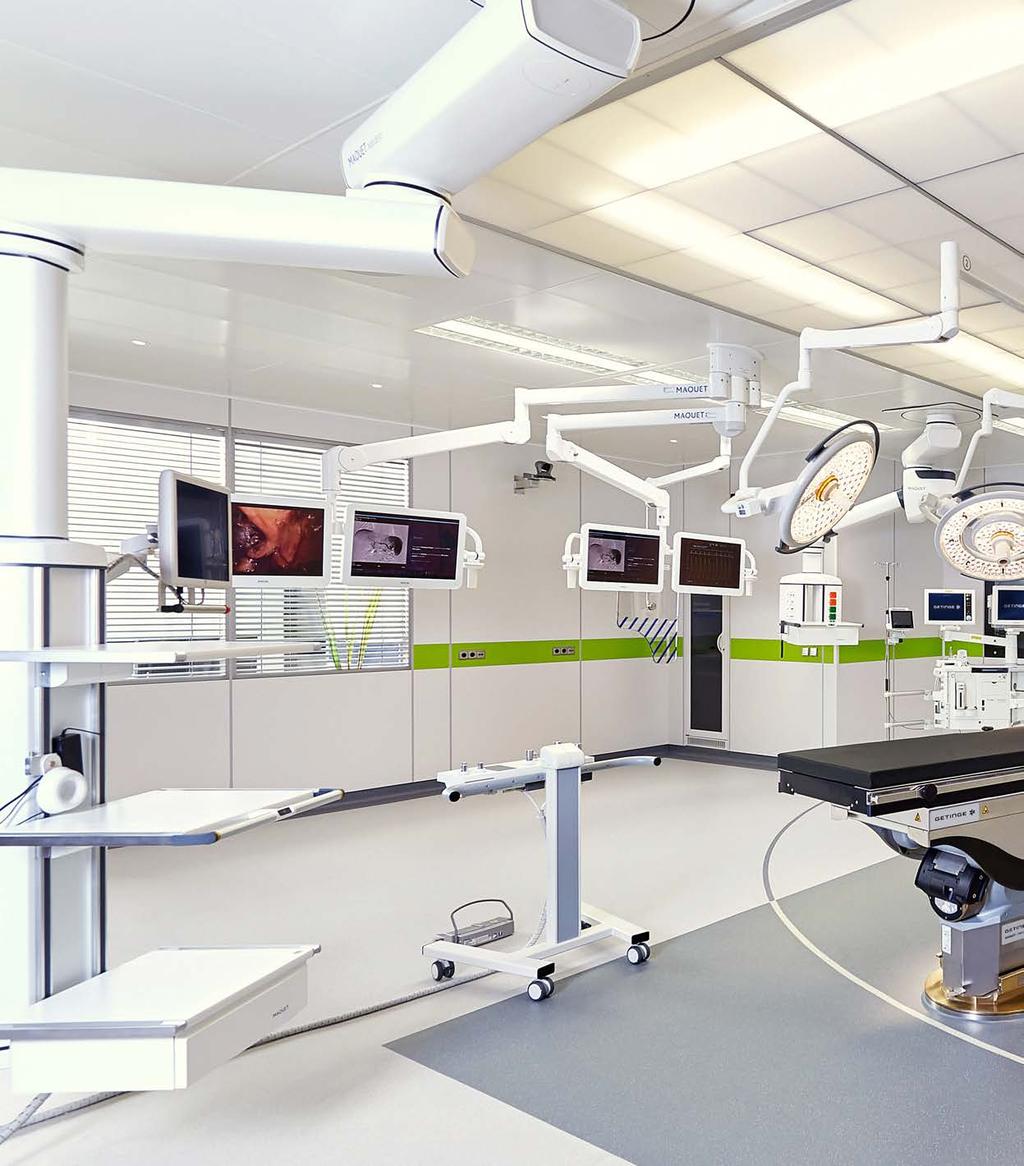 Making a difference in healthcare CASE Operationssalen Effektiva lösningar för en bättre sjukvård En majoritet av sjukhusens värdeskapande sker i operationsrummet.