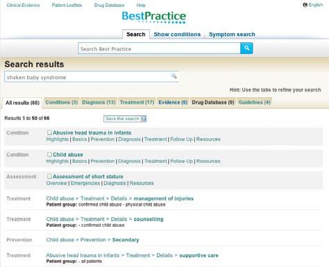 Utökade sökfunktioner Utökade sökfunktioner Sök med hjälp av MeSH Best Practice sökmotor använder MeSH. MeSH står för Medical Subject Headings, d.v.s. medicinska ämnesord.