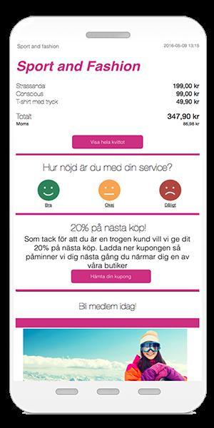 Du kan också få tillgång till stämpelkort och andra Säg vad du tycker Enkelt lämna
