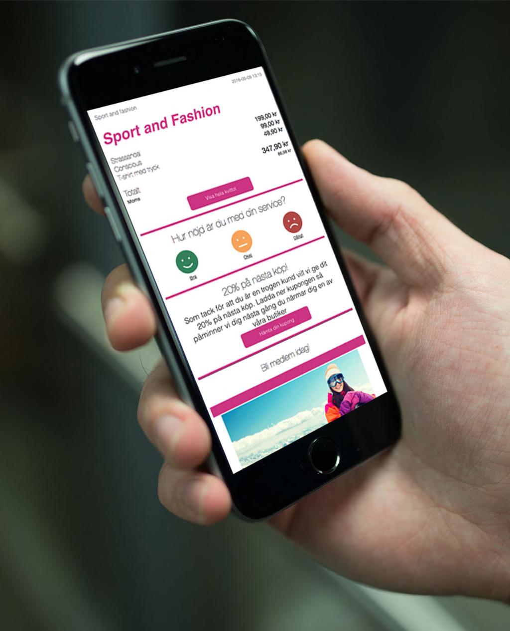 En smart, skalbar och flexibel tjänst för att digitalisera kvitton Plattformen Digitalreceipts sköter produktionen av