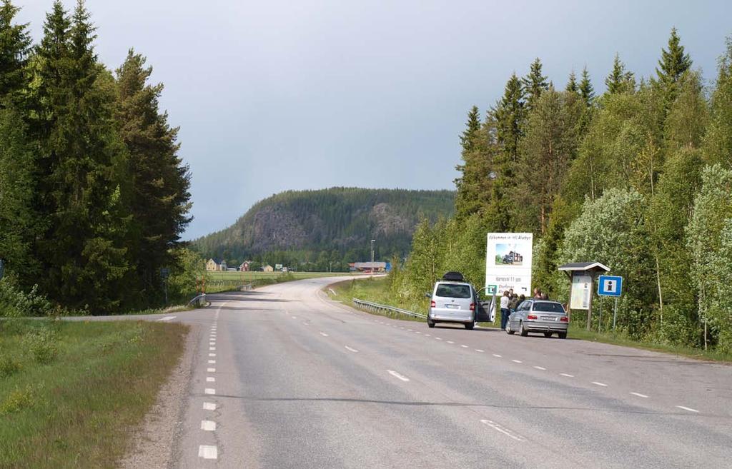Punkt 6 Innan nya rondellen Det första mötet en bilist får med Älvsbyn ska ske redan innan den nya rondellen.