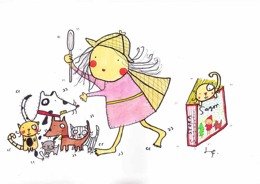 Maj Sagodetektiven och kattmysteriet Illustratör: Jenny Funestad Sagodetektiven och kattmysteriet med Sagofén Isadora Lördag 12 maj kl 14.