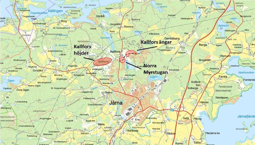 Bakgrund och syfte Södertälje kommun planerar för bostadsbyggnation på fastigheten Kallfors 1:4 i Järna, en tätort ca 10 km söder om Södertälje.