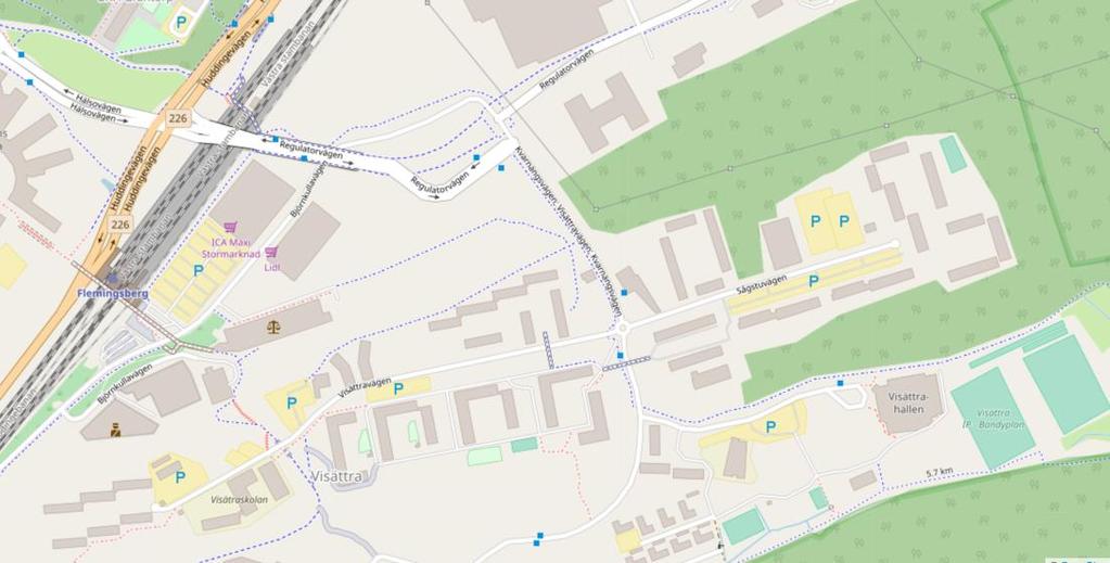 1 Inledning Akustikkonsulten har på uppdrag av Huge Fastigheter utfört en trafikbullerutredning för planerad förskola på fastigheten