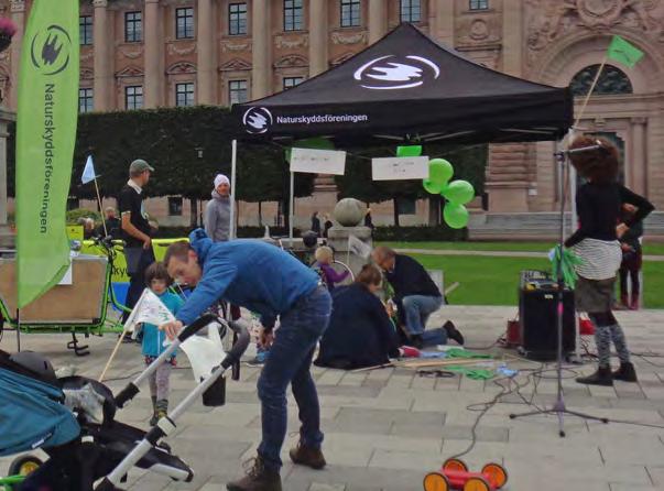 Stockholms län Cykelkarneval och Lastcykelmässa För fjärde året i rad ordnade Naturskyddsföreningens cykelgrupp en Cykelkarneval och en lastcykelmässa.