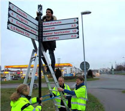 Förslag till hur vägvisningen kan genomföras Vägvisningen är nu föreslagen för de stråk som redan finns i Arvika. Den förutsätter inga utbyggnader av nätet.