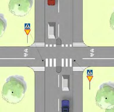 Övriga föreslagna punktåtgärder, 133 stycken, handlar bl. a om att hastighetssäkra cykelpassager över körbanor i form av förhöjda passager och genomgående cykelbanor.