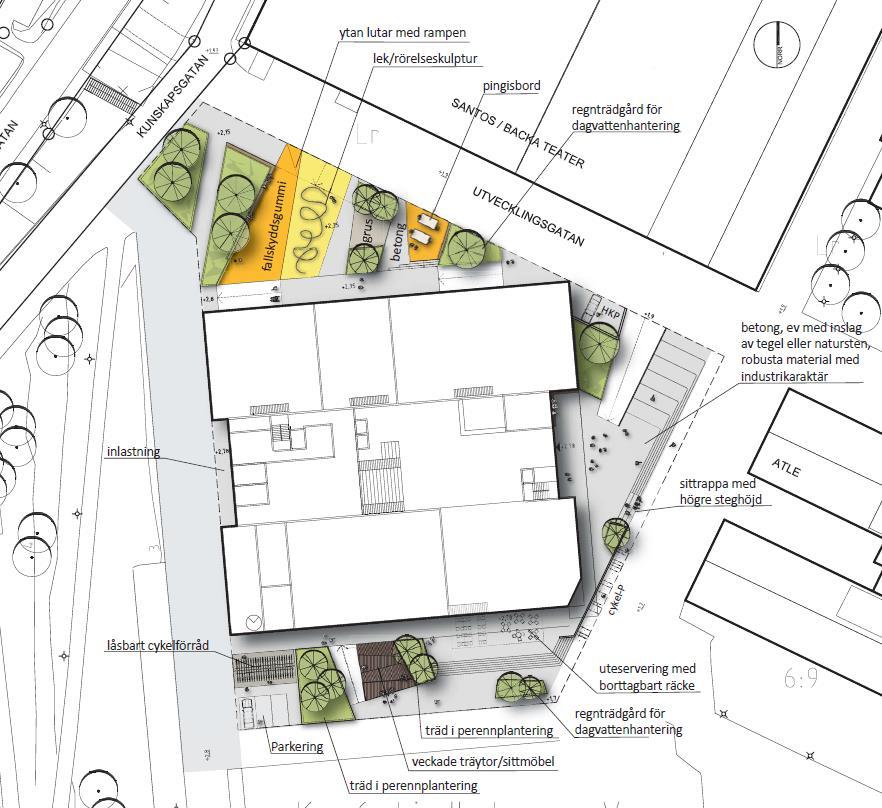 10 (19) 4. Volymberäkning Stadsbyggnadskontoret har levererat följande uppgifter som ligger till grund för flödes och föroreningsberäkningar i utredningen.