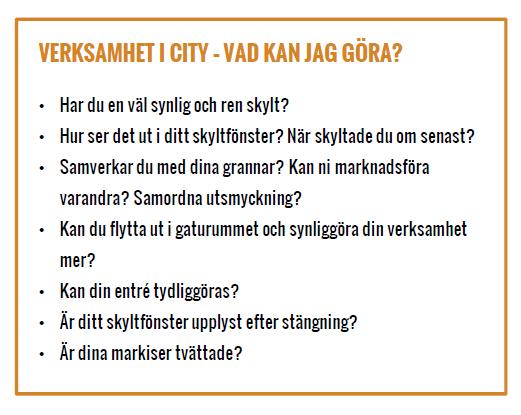 Roller i staden Cityklausul i