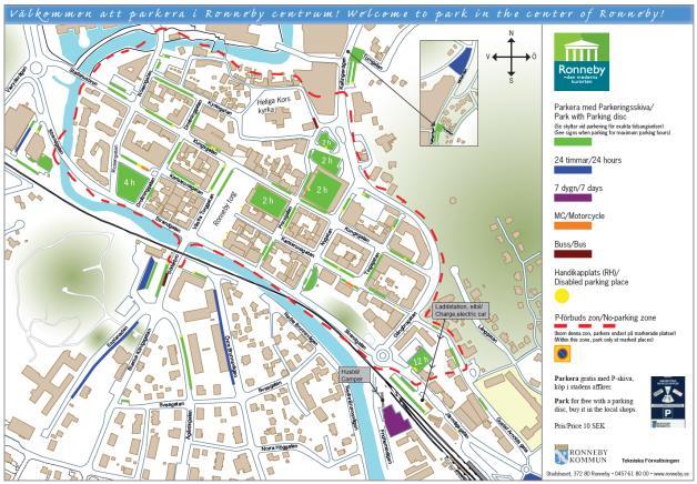 Saknar tydlig riktning över handelsområde/marknadsplats Ronneby.