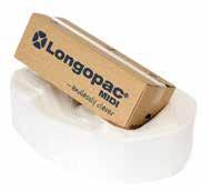 Longopac Features & Certifications Longopac Mini Diameter: 357 mm Standard: 60 meter lång Longopac MiDi Diameter: 465 mm Standard: 85 meter lång Strong: 70 meter lång Longopac MAXi Diameter: 570 mm