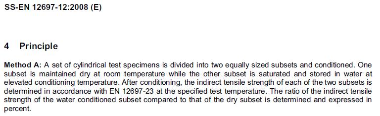 EN 12697-12 Method A Test