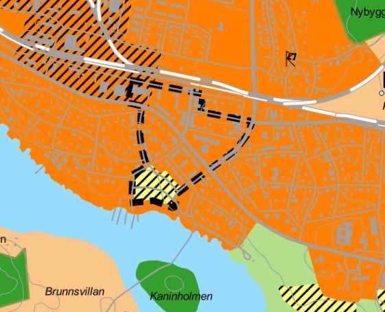 skapar goda möjligheter att utveckla utrymmet mellan husen, att skapa ett miljö som tilltalar gående och cyklister och som skapar en bättre balans med de idag storskaliga körbanorna.