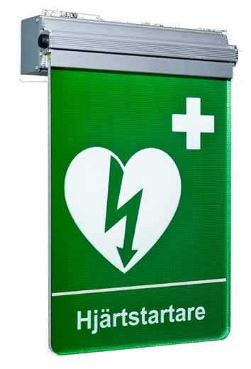 Till stomme används Kam Safes designade aluminum/ stålvariant med elenhet och LED-ljuskälla.
