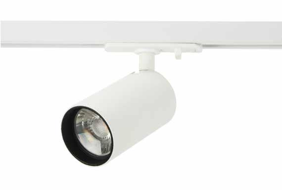 Armaturhus av aluminium med lins, drivdonsbox och adapter av plast. Levereras med 30 º -lins monterad och en extra 50 º -lins i förpackningen.