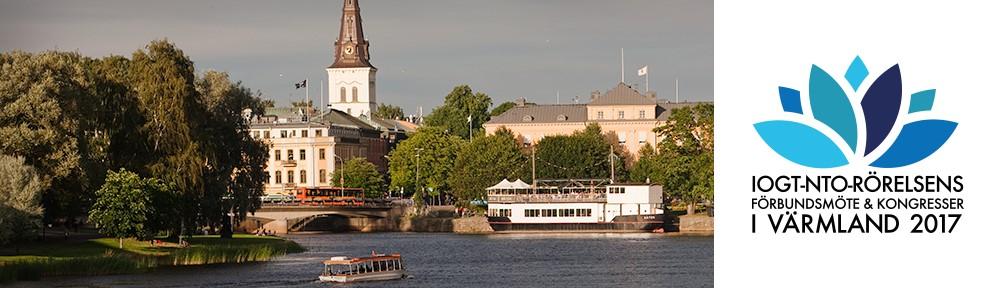 Inbjudan Kongress i Karlstad 28 juni till 2 juli Årets stora höjdpunkt för IOGT-NTO-rörelsen är kongressen i Karlstad.