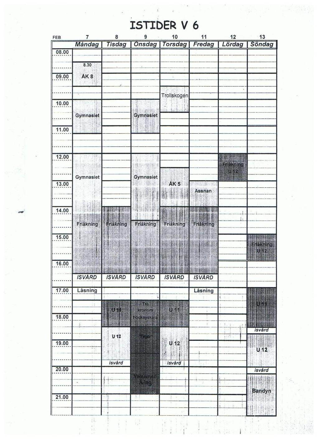 B.3 Istider Nedan visas ett