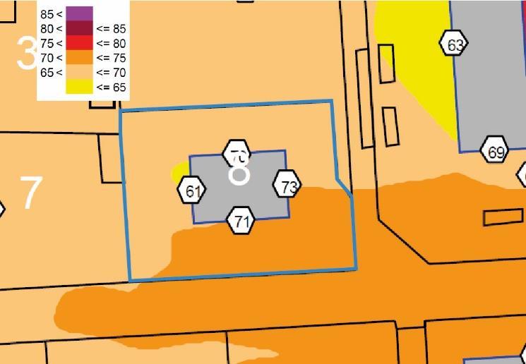 Till Kumla tågstation är det ca 900 meter. Parkering, varumottagning, in- och utfarter Parkering för de boende anordnas inom fastigheten.