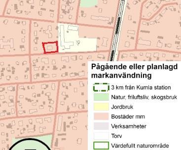 Tidigare ställningstaganden Riksintressen Området berörs inte av något riksintresse.