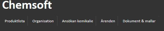 Ansökan & granskning Fylla i ansökan Ärendelista