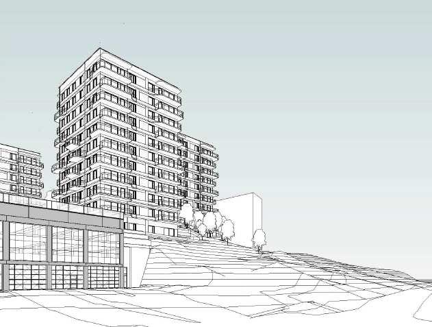 2018-02-02 6 (11) Förslag Bebyggelse Bostäder Planförslaget innebär att byggrätten utökas till största bruttoarea ovan överbyggd gård.
