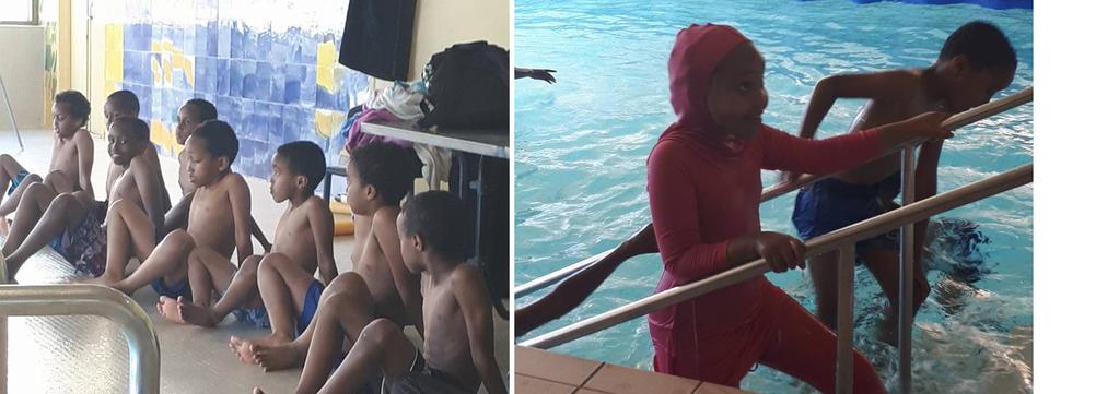 Simskola, Eyrabadet- 20 deltagare Att kunna simma är det första steget för ökad säkerhet i och vid vatten! Men det handlar om mycket mer än att endast lära dig att simma.