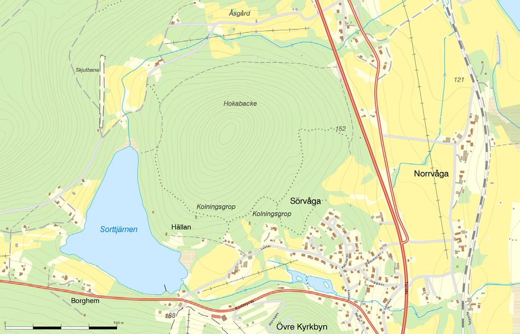 rutinerade cyklisten. Leden går på både grusväg, smala stigar och nybyggd maskingrävd led.