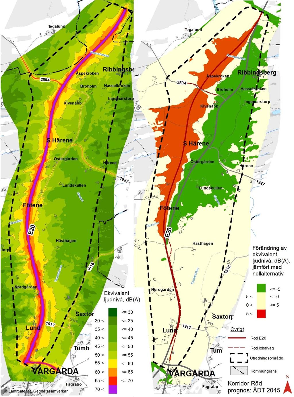 Vägplan samrådshandling val av lokaliseringsalternativ 2017 12 20 Figur 6.5.6:3.